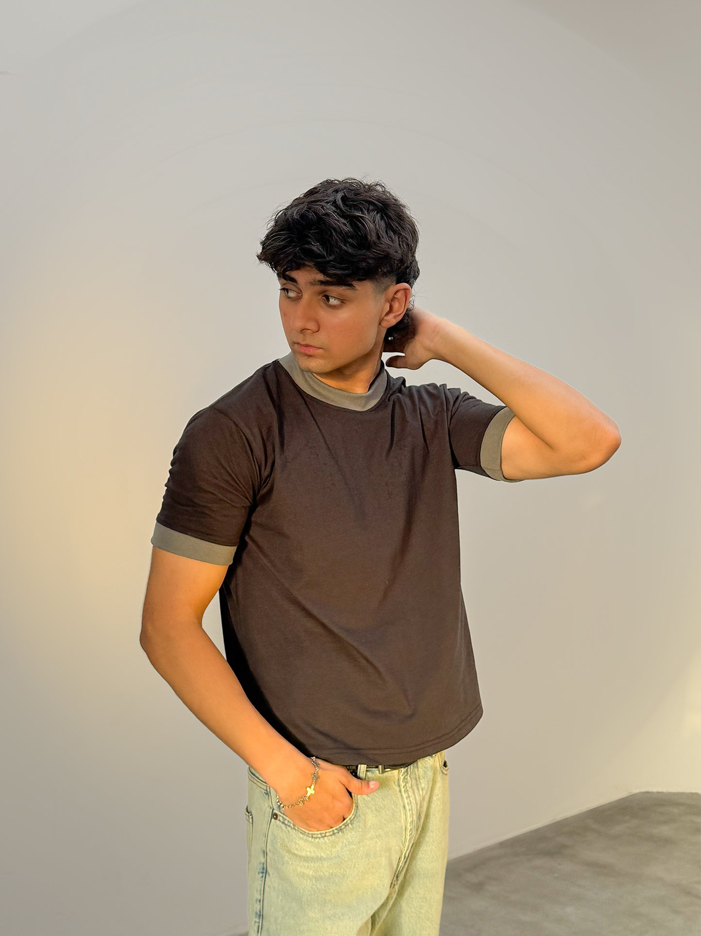 Ringer Tee (Grey)