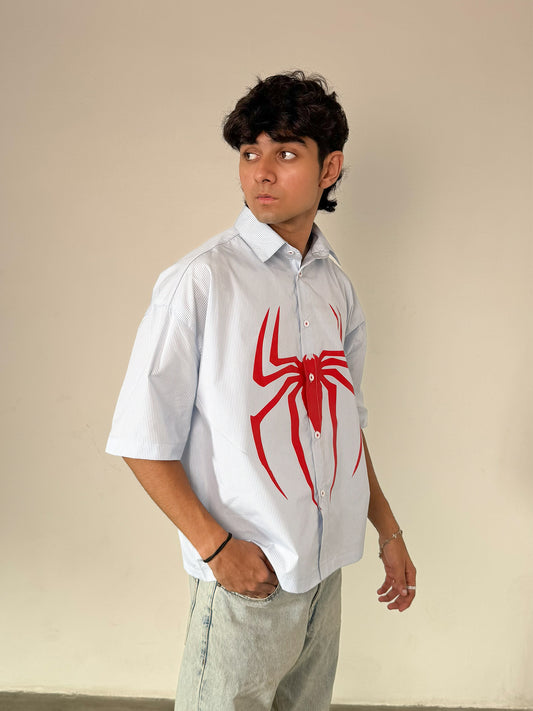 Spider-man button up