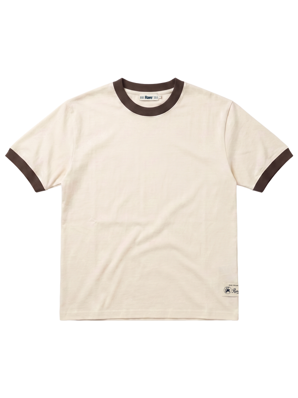 Ringer Tee (Brown)